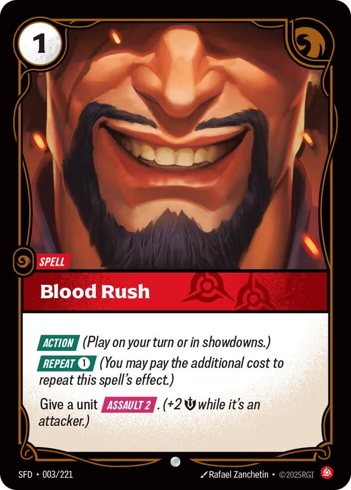 Image for Blood Rush [003/221] - Riftbound: League of Legends Trading Card Game