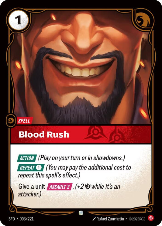 Image for Blood Rush [003/221] - Riftbound: League of Legends Trading Card Game