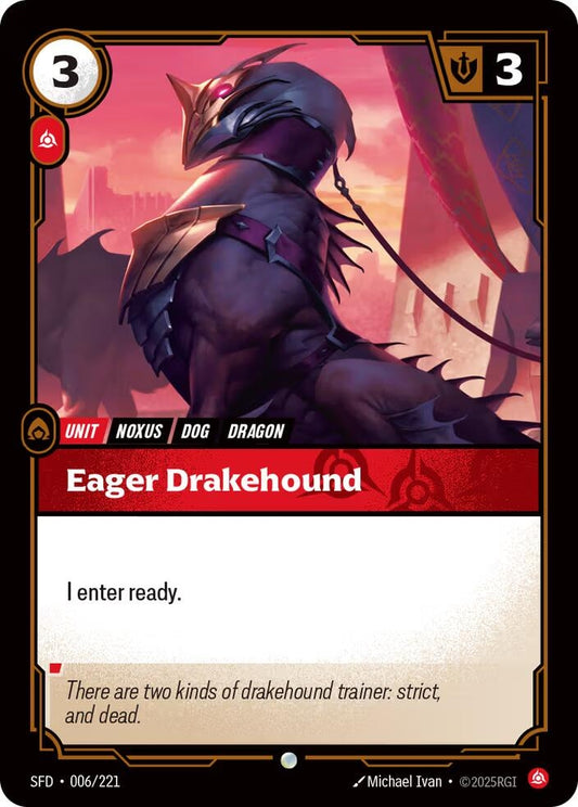 Image for Eager Drakehound [006/221] - Riftbound: League of Legends Trading Card Game