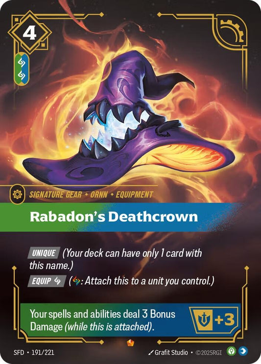 Image for Rabadon's Deathcrown [191/221] - Riftbound: League of Legends Trading Card Game