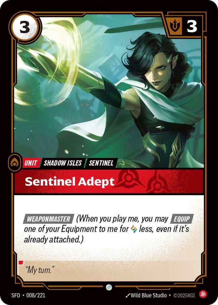 Image for Sentinel Adept [008/221] - Riftbound: League of Legends Trading Card Game
