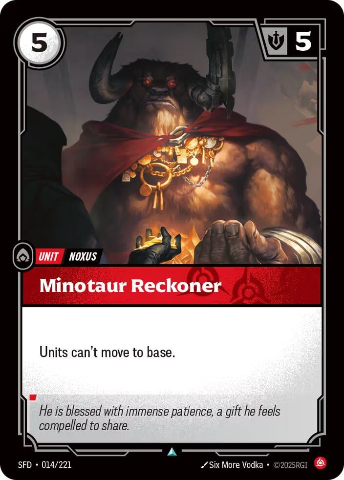 Image for Minotaur Reckoner [014/221] - Riftbound: League of Legends Trading Card Game