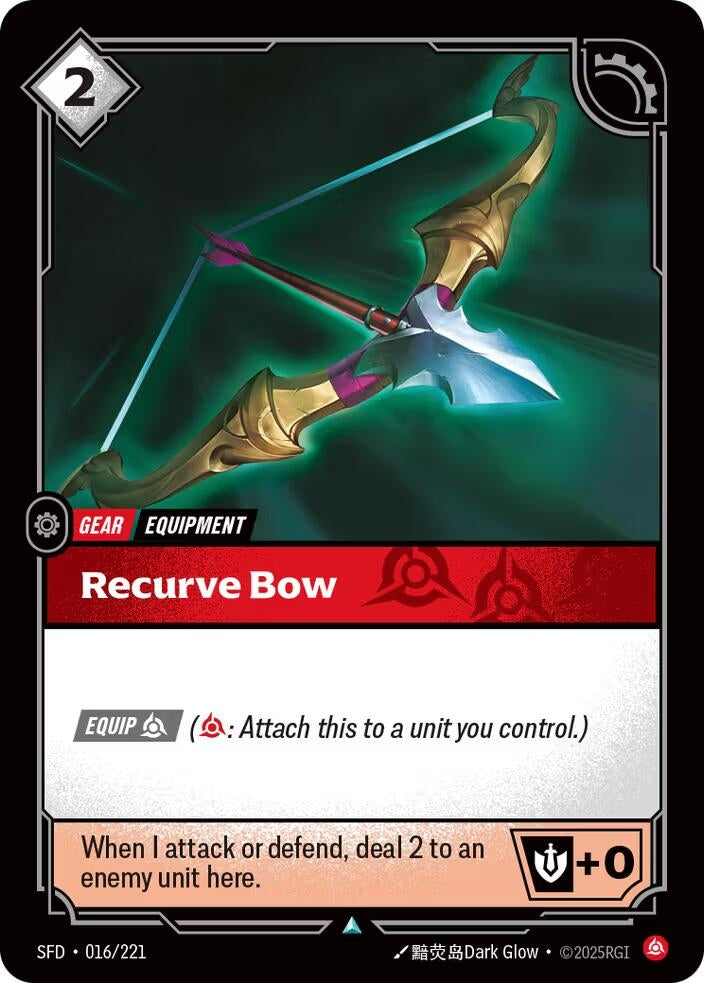 Image for Recurve Bow [016/221] - Riftbound: League of Legends Trading Card Game