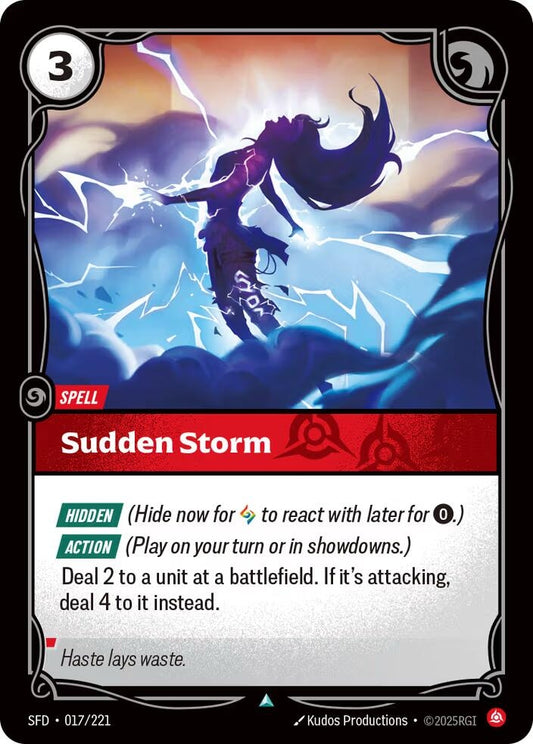 Image for Sudden Storm [017/221] - Riftbound: League of Legends Trading Card Game