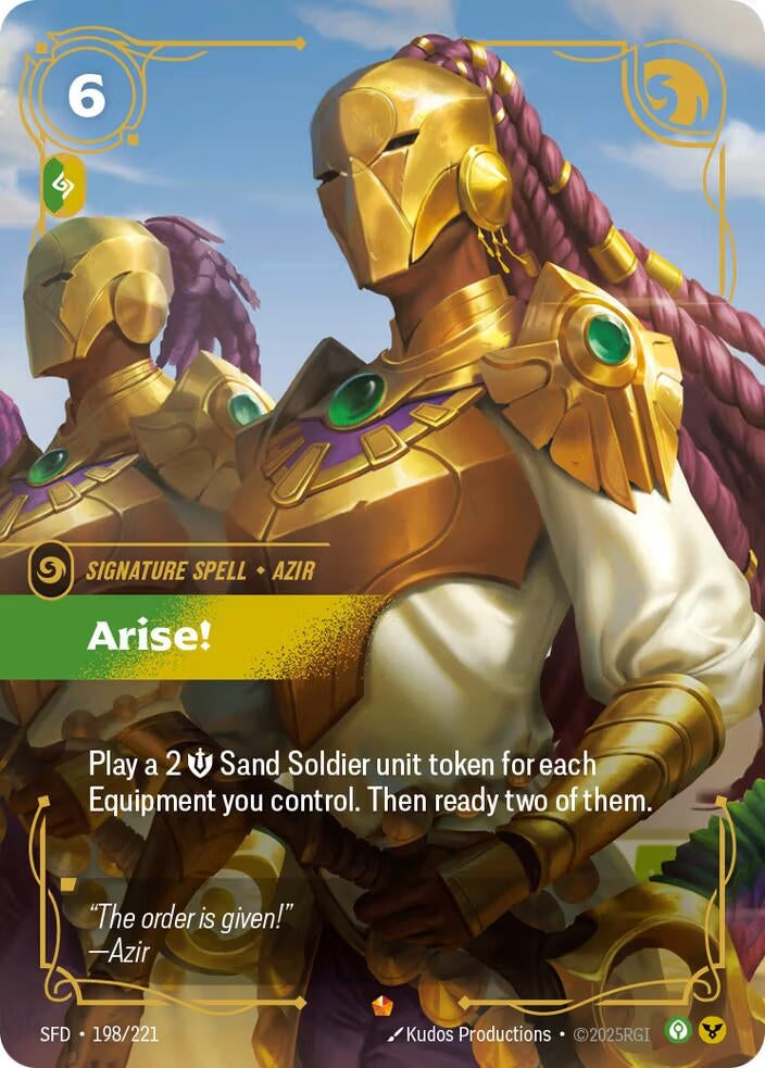 Image for Arise! [198/221] - Riftbound: League of Legends Trading Card Game