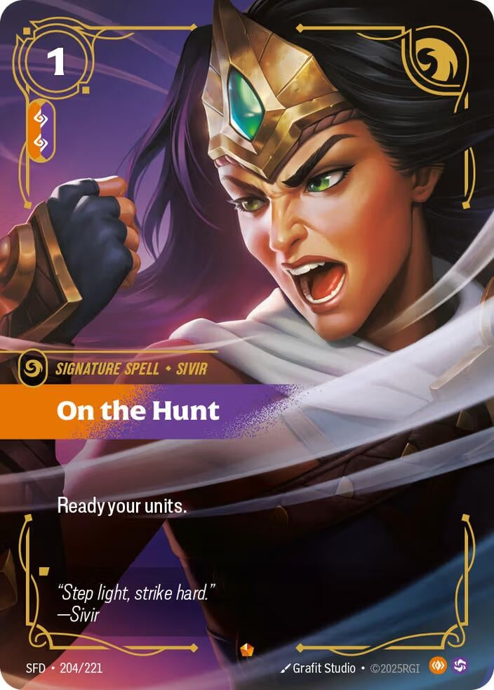 Image for On the Hunt [204/221] - Riftbound: League of Legends Trading Card Game
