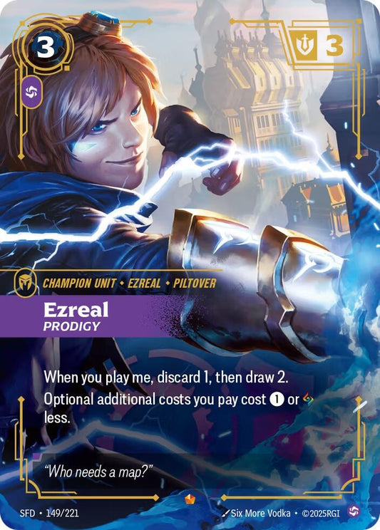 Image for Ezreal - Prodigy [149/221] - Riftbound: League of Legends Trading Card Game