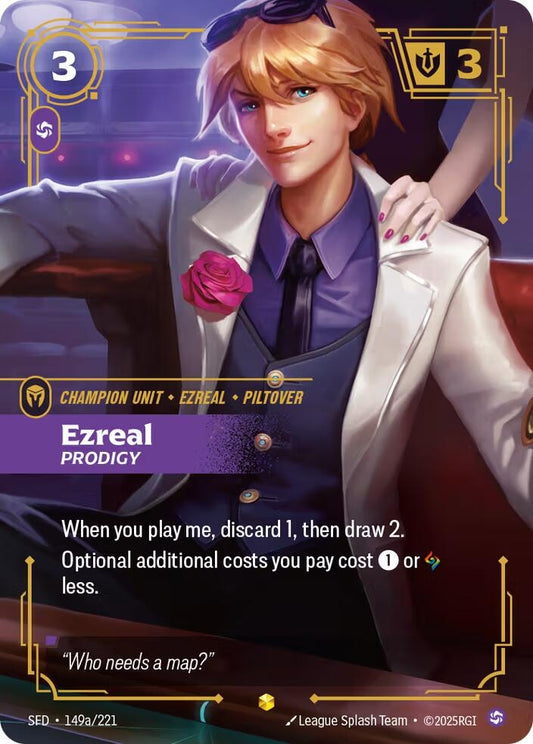 Image for Ezreal - Prodigy (Alternate Art) [149a/221] - Riftbound: League of Legends Trading Card Game