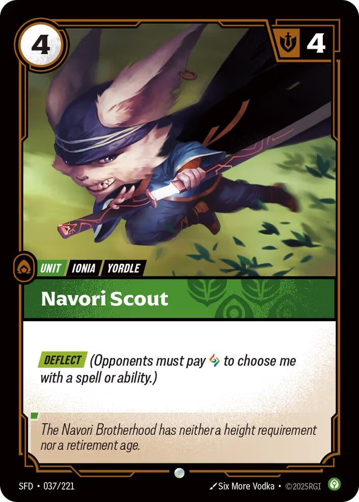 Image for Navori Scout [037/221] - Riftbound: League of Legends Trading Card Game