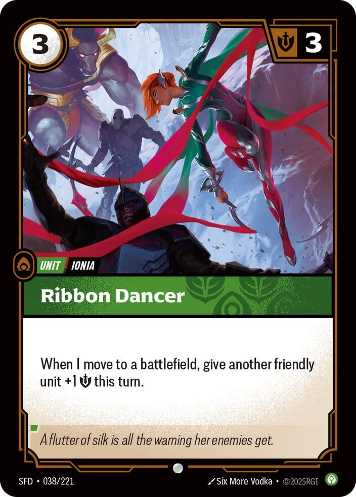 Image for Ribbon Dancer [038/221] - Riftbound: League of Legends Trading Card Game