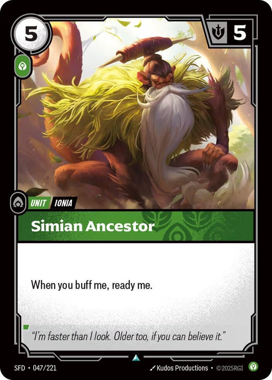 Image for Simian Ancestor [047/221] - Riftbound: League of Legends Trading Card Game