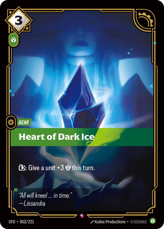 Image for Heart of Dark Ice [052/221] - Riftbound: League of Legends Trading Card Game