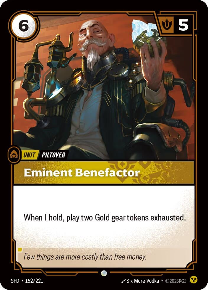 Image for Eminent Benefactor [152/221] - Riftbound: League of Legends Trading Card Game