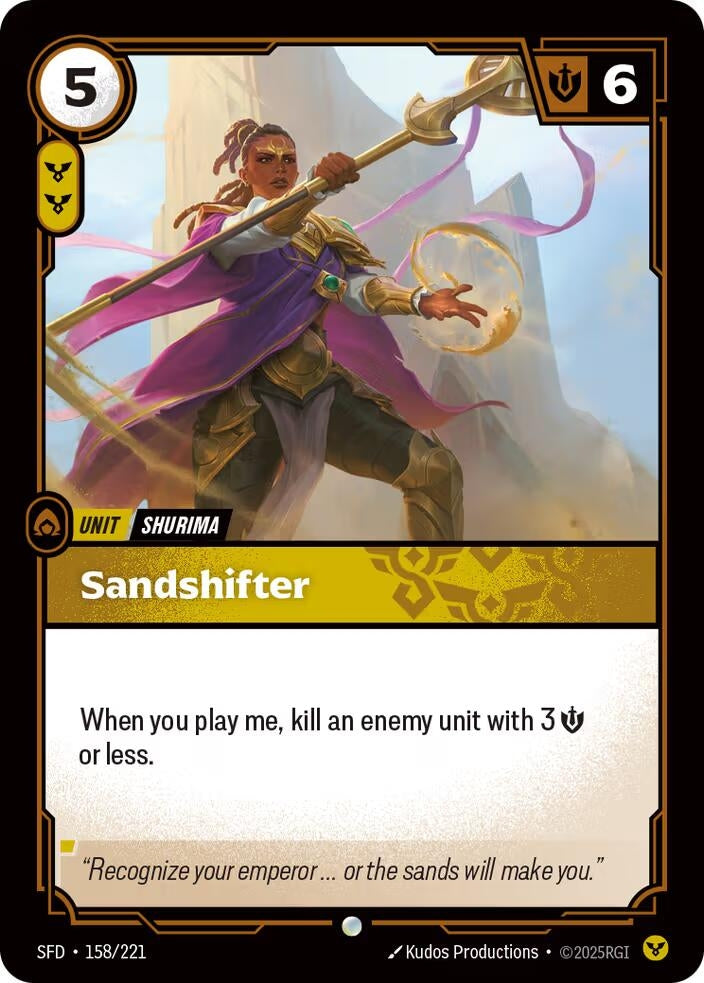 Image for Sandshifter [158/221] - Riftbound: League of Legends Trading Card Game