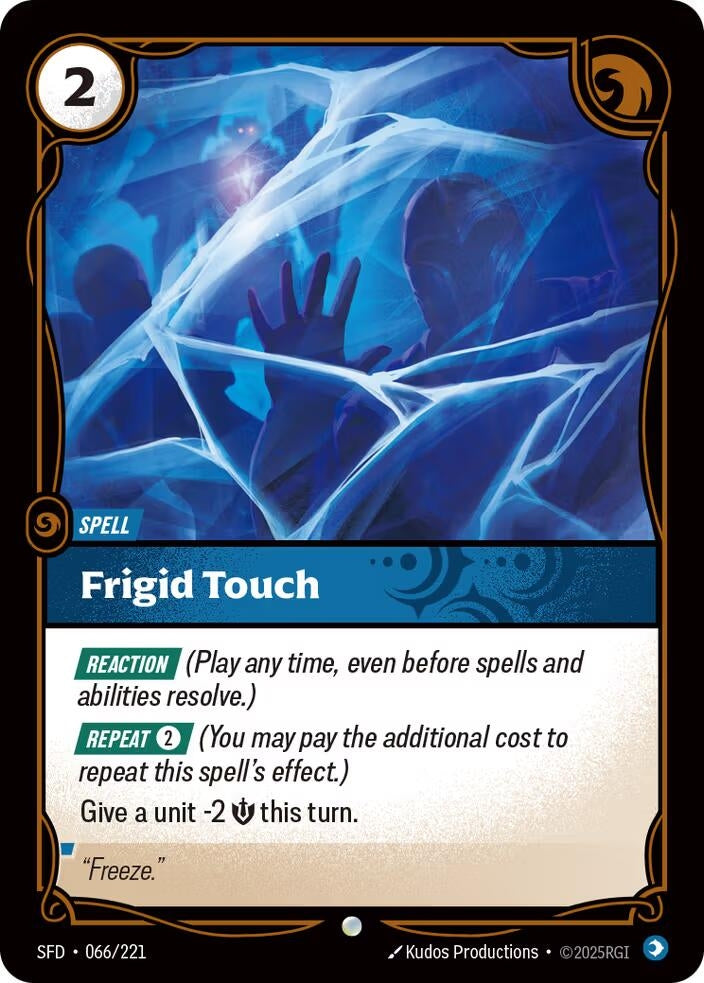 Image for Frigid Touch [066/221] - Riftbound: League of Legends Trading Card Game