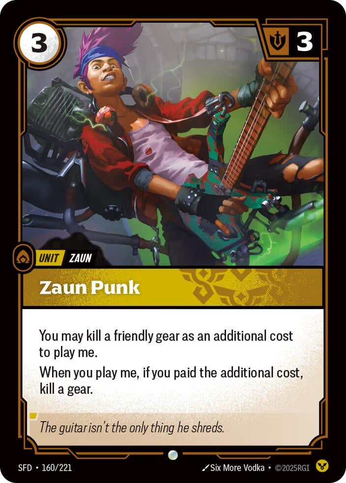 Image for Zaun Punk [160/221] - Riftbound: League of Legends Trading Card Game