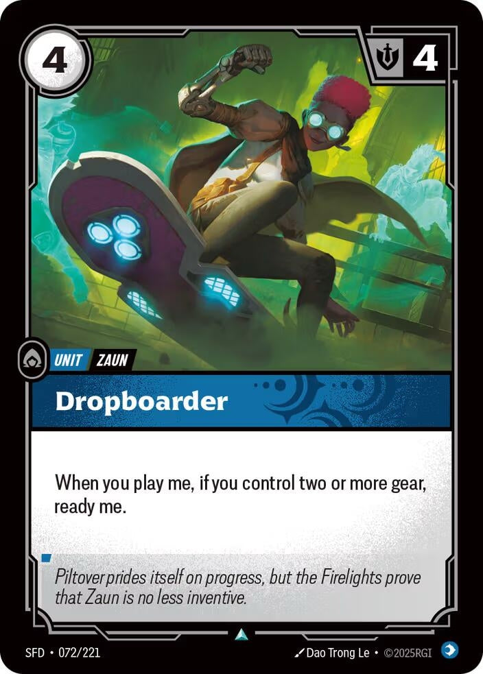 Image for Dropboarder [072/221] - Riftbound: League of Legends Trading Card Game