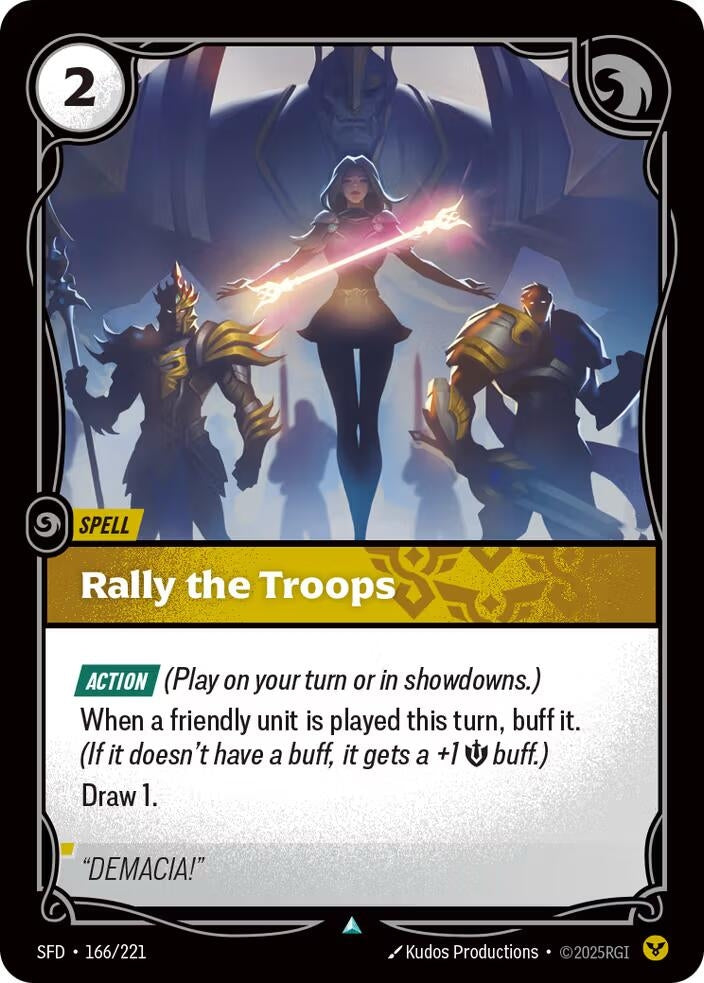 Image for Rally the Troops [166/221] - Riftbound: League of Legends Trading Card Game