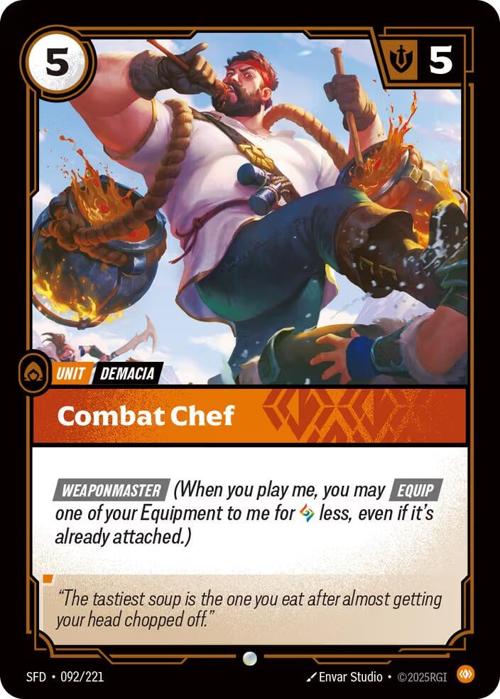 Image for Combat Chef [092/221] - Riftbound: League of Legends Trading Card Game