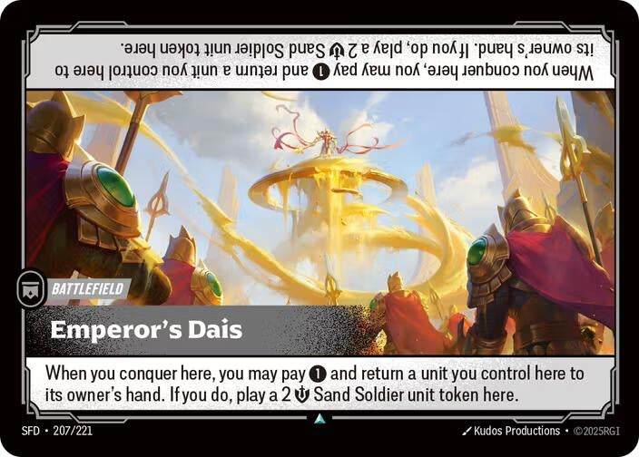 Image for Emperor's Dais [207/221] - Riftbound: League of Legends Trading Card Game
