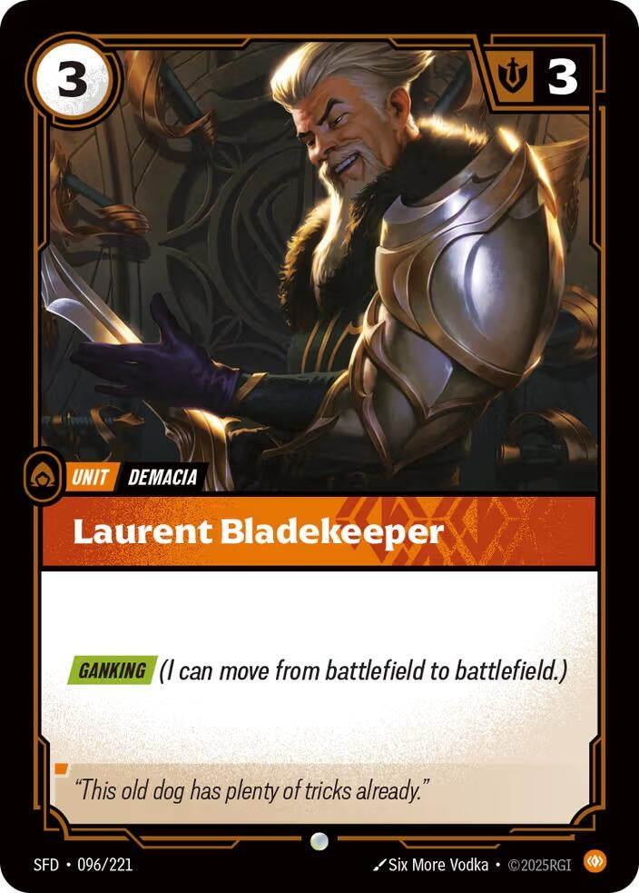 Image for Laurent Bladekeeper [096/221] - Riftbound: League of Legends Trading Card Game