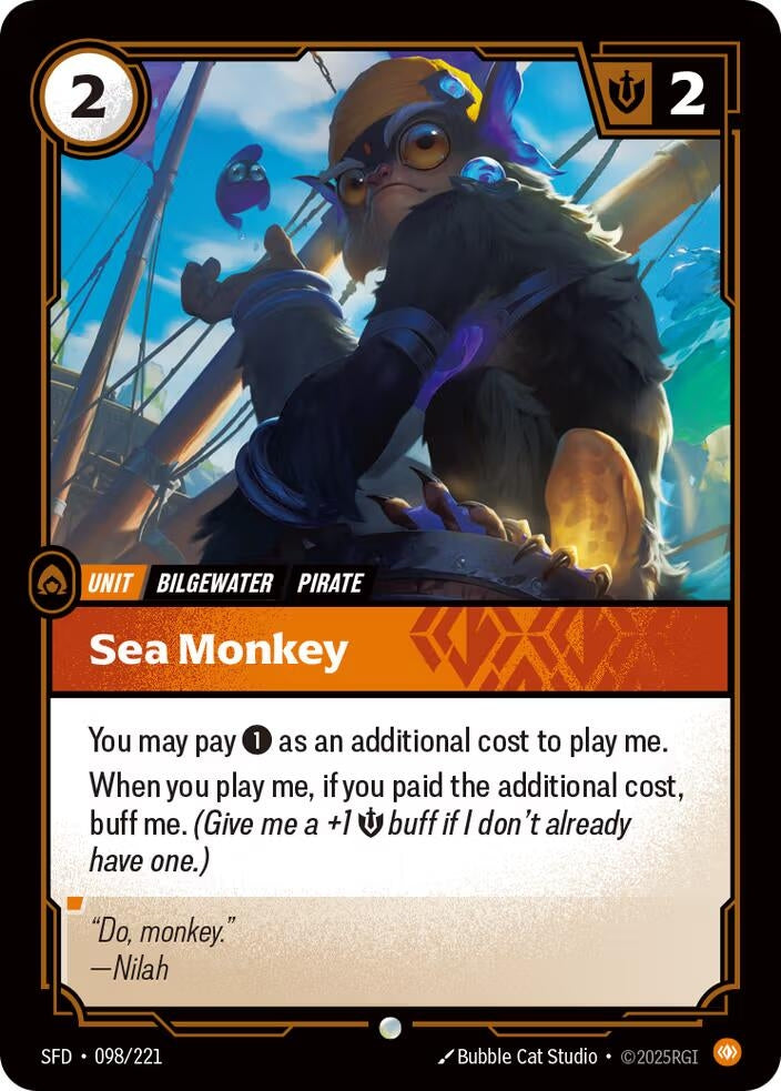 Image for Sea Monkey [098/221] - Riftbound: League of Legends Trading Card Game