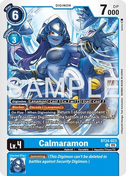 Image for Calmaramon [BT24-023 U] - Digimon Card Game
