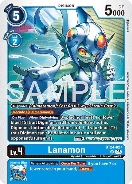 Image for Lanamon [BT24-027 R] - Digimon Card Game