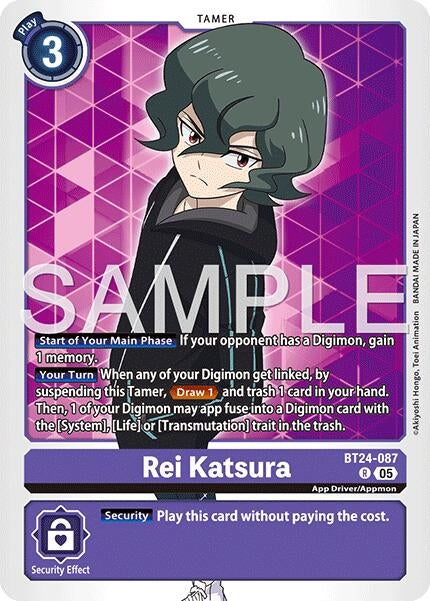 Image for Rei Katsura [BT24-087 R] - Digimon Card Game