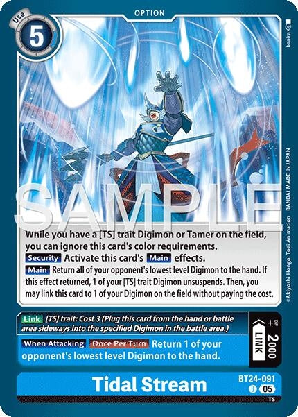 Image for Tidal Stream [BT24-091 U] - Digimon Card Game