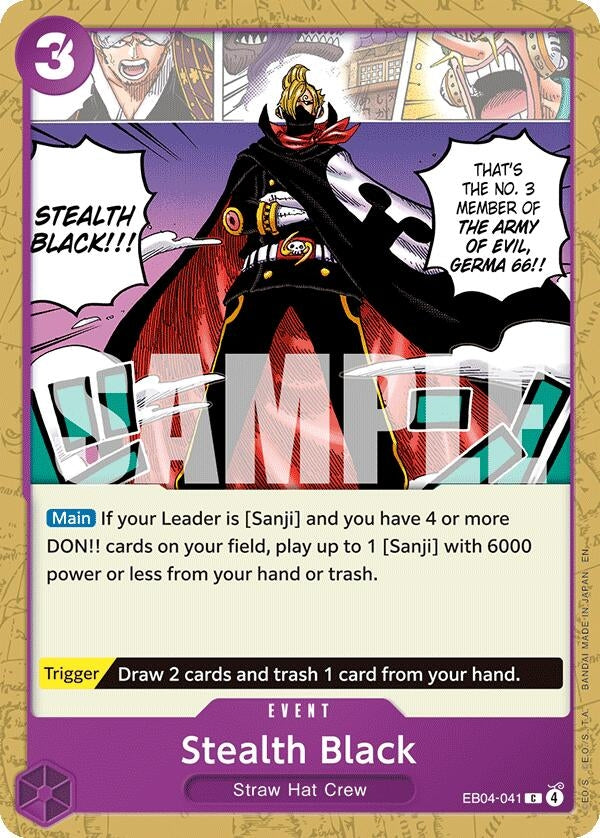 Image for Stealth Black [EB04-041] - One Piece Card Game