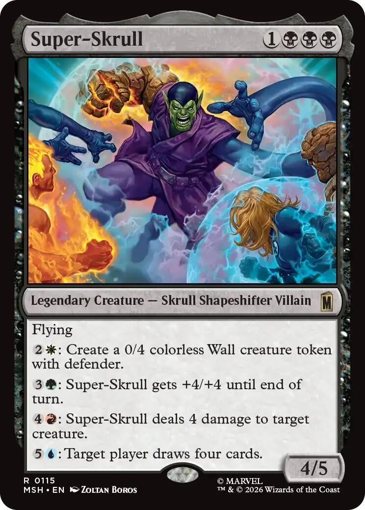 Image for Super-Skrull [115] - Magic: The Gathering