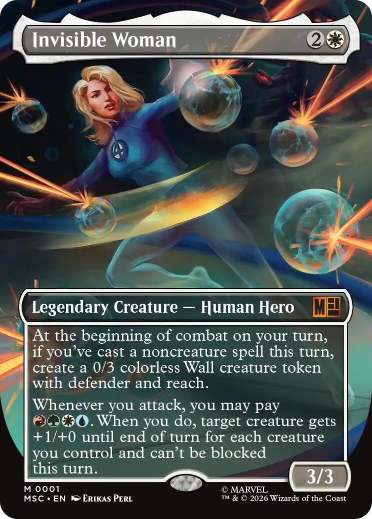 Image for Invisible Woman (Borderless) [1] - Magic: The Gathering