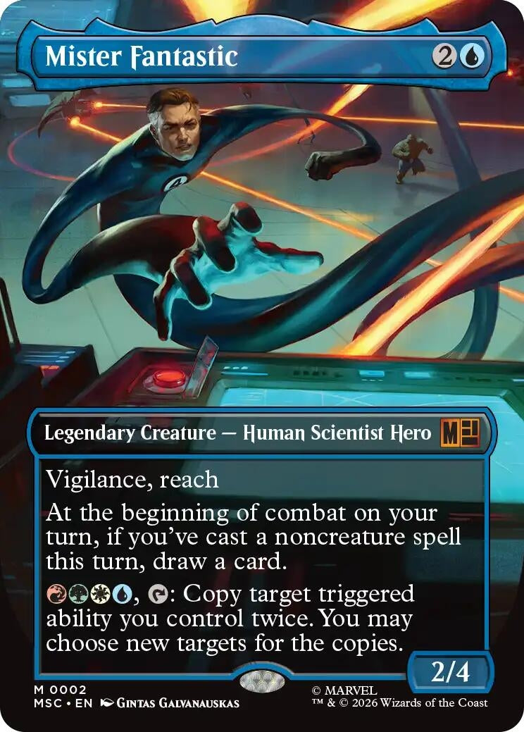Image for Mister Fantastic (Borderless) [2] - Magic: The Gathering