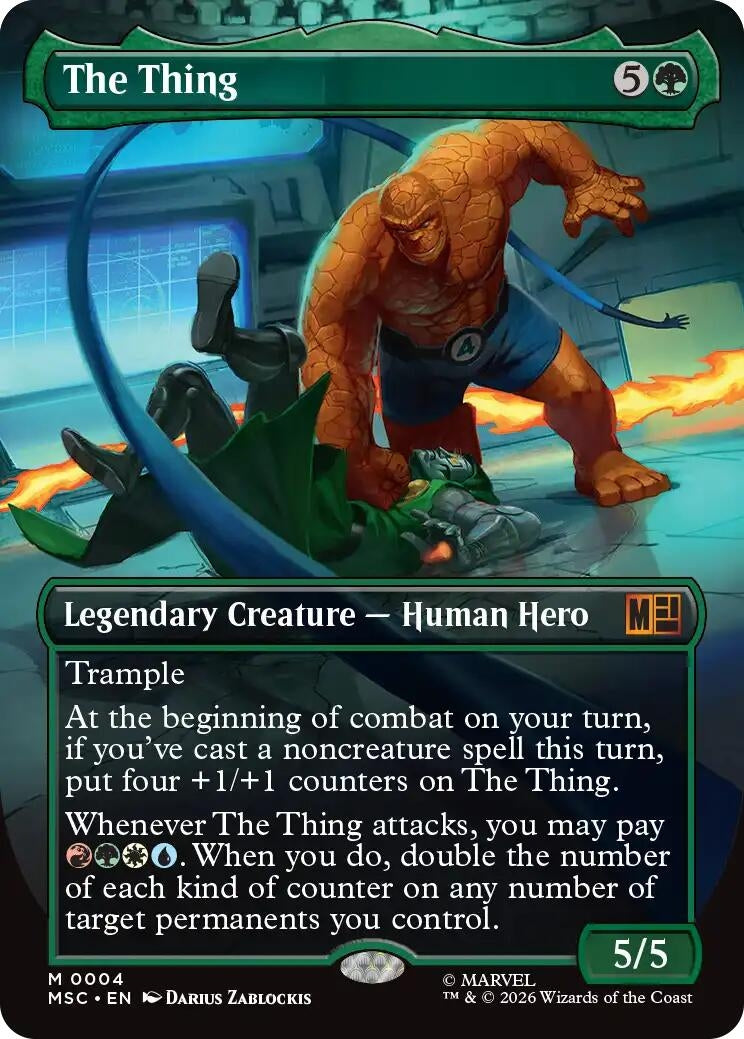 Image for The Thing (Borderless) [4] - Magic: The Gathering