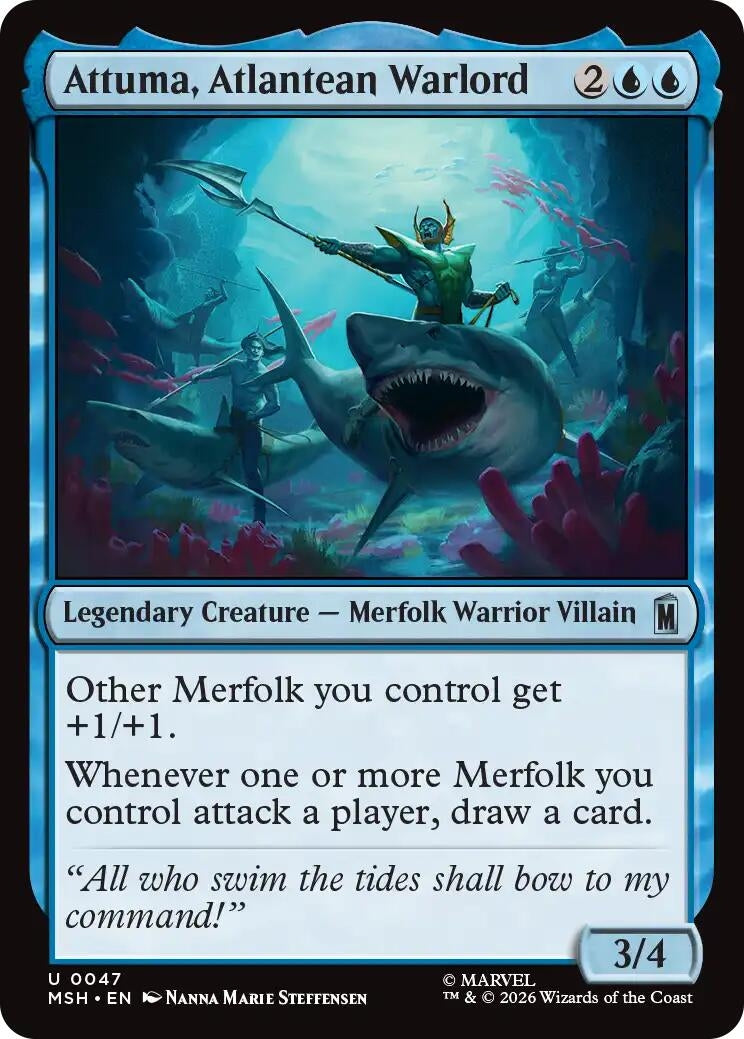 Image for Attuma, Atlantean Warlord [47] - Magic: The Gathering