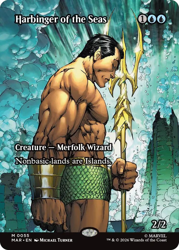 Image for Harbinger of the Seas (Borderless) [55] - Magic: The Gathering