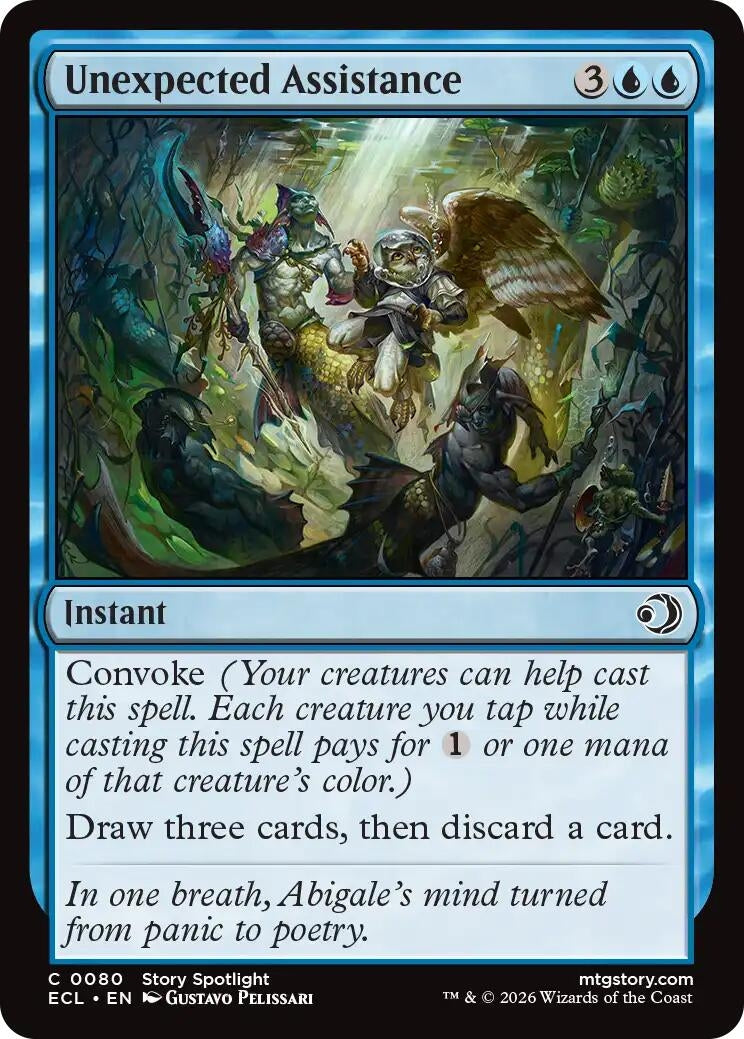 Image for Unexpected Assistance [80] - Magic: The Gathering