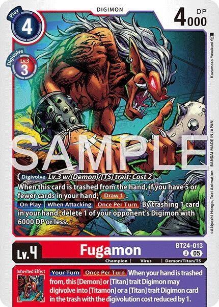 Image for Fugamon [BT24-013 U] - Digimon Card Game