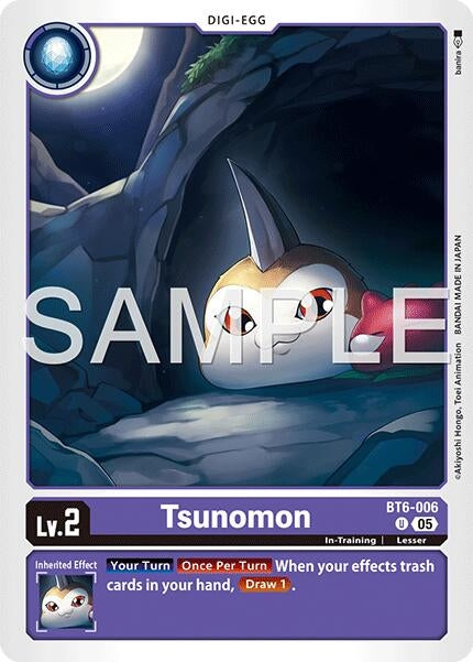 Image for Tsunomon (Reprint) [BT6-006 U] - Digimon Card Game