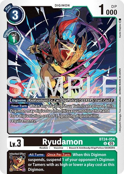 Image for Ryudamon [BT24-054 U] - Digimon Card Game