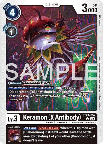 Image for Keramon (X Antibody) [BT24-052 C] - Digimon Card Game