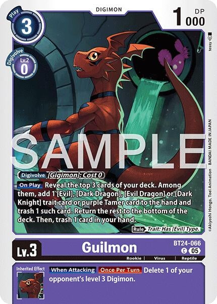 Image for Guilmon [BT24-066 C] - Digimon Card Game