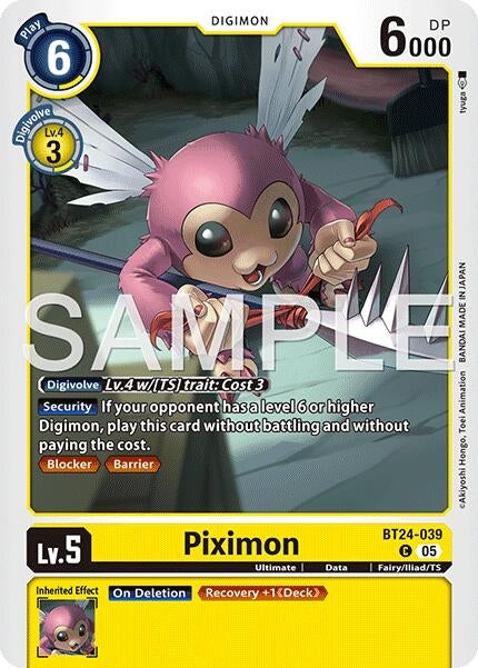 Image for Piximon [BT24-039 C] - Digimon Card Game