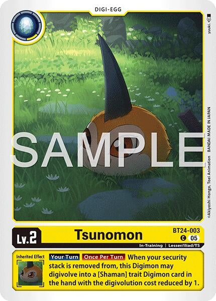 Image for Tsunomon (BT24-003) [BT24-003 C] - Digimon Card Game