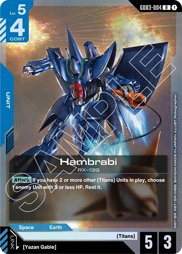 Image for Hambrabi [GD03-004] - Gundam Card Game