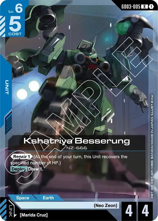 Image for Kshatriya Besserung [GD03-005] - Gundam Card Game