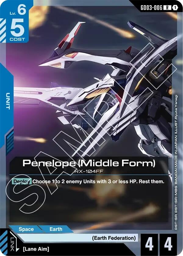 Image for Penelope (Middle Form) [GD03-006] - Gundam Card Game