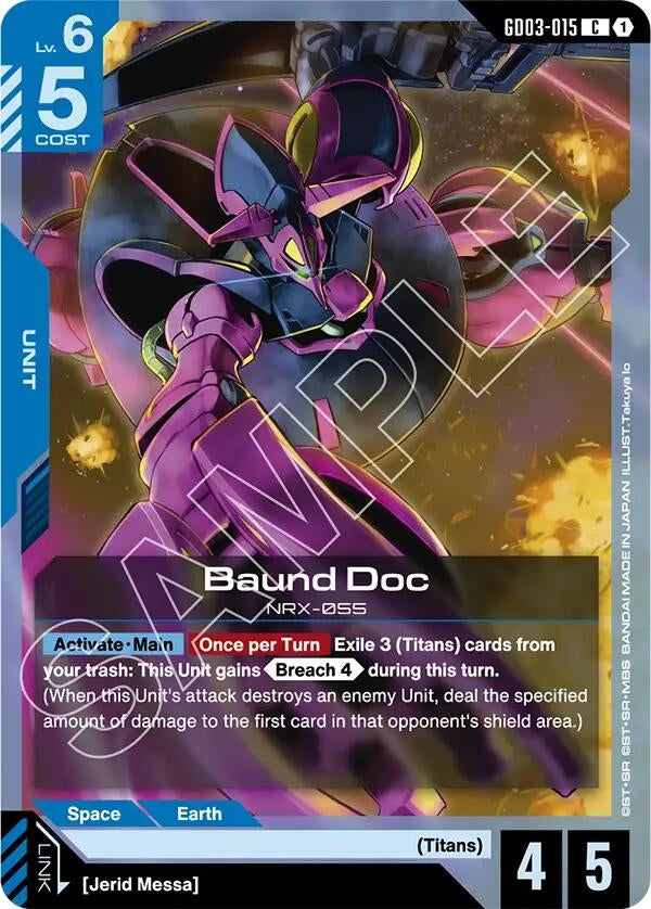 Image for Baund Doc [GD03-015] - Gundam Card Game