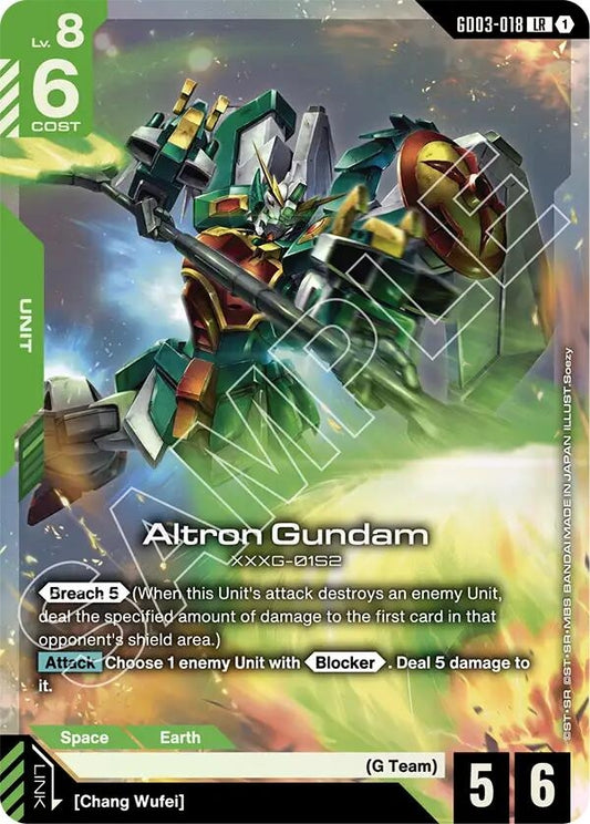 Image for Altron Gundam [GD03-018] - Gundam Card Game